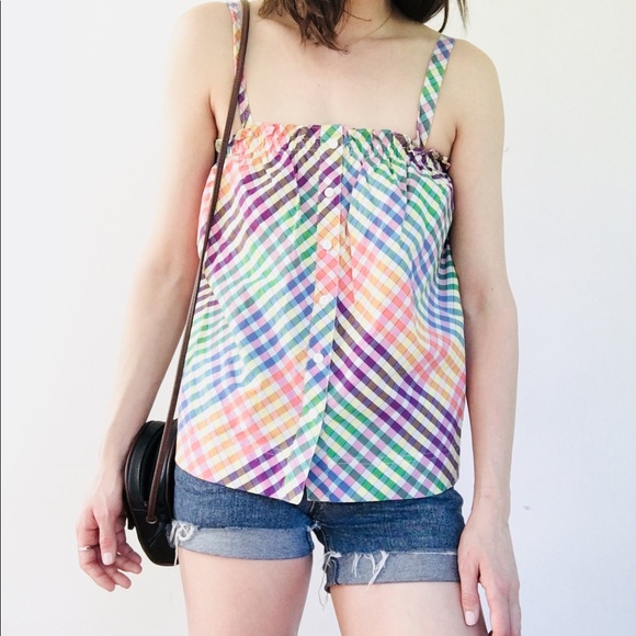 NWT J. Crew checkered tank - Picture 7 of 7